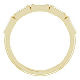 14K Yellow 1/2 CTW Natural Diamond Anniversary Band